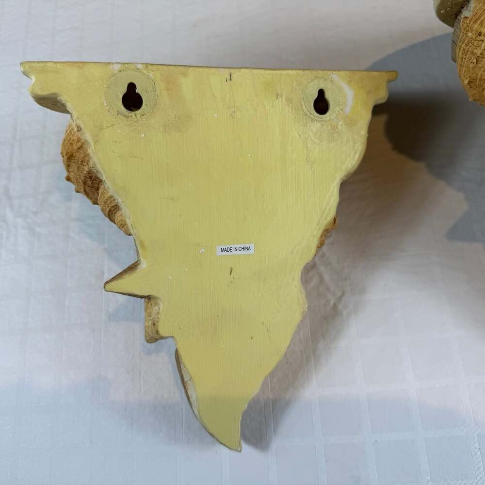 Coastal Seashell resin Wall Mounted shelves Set of 2 Beige/Brown * - Picture 10 of 12
